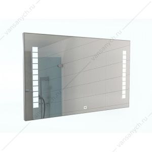 Зеркало Quadro 120 alum с подсветкой Sansa SQ1020Z Домино (Россия) купить в Тюмени (Ван Саныч™)