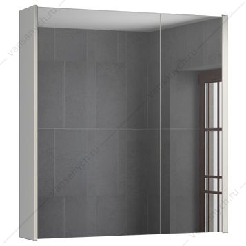 4137096 Зеркало-шкаф Женева-75 дуб белый Comforty (Россия) купить в Тюмени (Ван Саныч™)