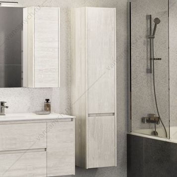 4142376 Шкаф-колонна Бремен-35 дуб белый Comforty (Россия) купить в Тюмени (Ван Саныч™)
