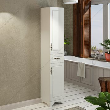4137101 Шкаф-колонна Севилья-35 слоновая кость Comforty (Россия) купить в Тюмени (Ван Саныч™)