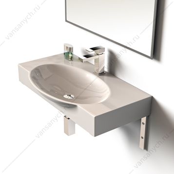 3126448 Умывальник Signo 76/Infinity 76 на кронштейнах Sanita luxe (Россия) купить в Тюмени (Ван Саныч™)