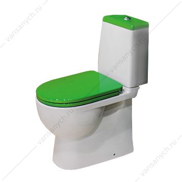 3131464 Унитаз-компакт Best Color Green SL DМ Sanita luxe (Россия) купить в Тюмени (Ван Саныч™)