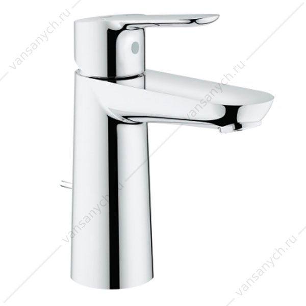 4142924 Смеситель для раковины GROHE BauEdge, M-Size, сливной гарнитур, 23758000 GROHE (Германия) купить в Тюмени (Ван Саныч™)