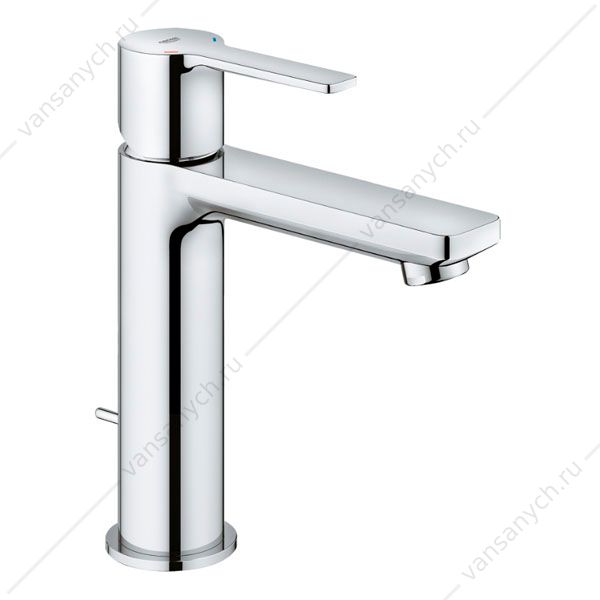 4139960 Смеситель для раковины GROHE Lineare, S-Size, сливной гарнитур, 32114001 GROHE (Германия) купить в Тюмени (Ван Саныч™)