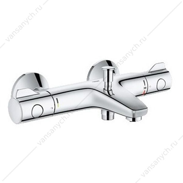 3130111 Термостат для ванны GROHE Grohtherm 800, регулируемый аэратор, настенный монтаж, 34576000 GROHE (Германия) купить в Тюмени (Ван Саныч™)