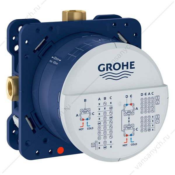 4140080 Универсальная встраиваемая часть на три выхода GROHE Rapido SmartBox, 35600000 GROHE (Германия) купить в Тюмени (Ван Саныч™)
