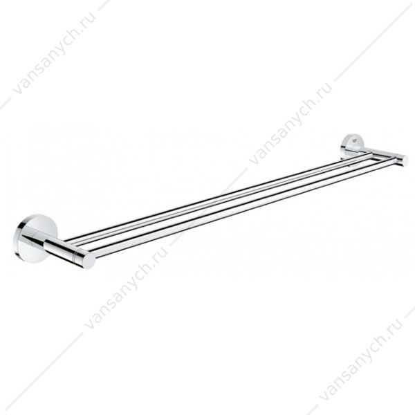 4133253 Держатель для полотенца GROHE Essentials, двойной, 600 мм, 40802001 GROHE (Германия) купить в Тюмени (Ван Саныч™)