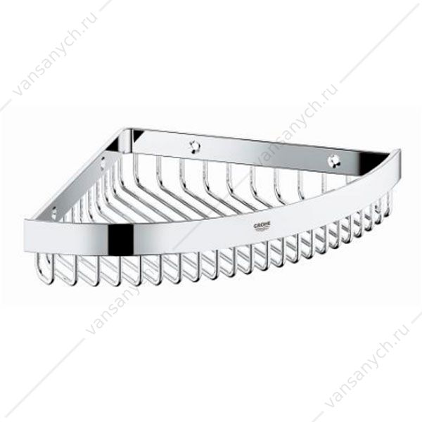 4142291 Полочка-решетка угловая GROHE Selection Cube, 40809000 GROHE (Германия) купить в Тюмени (Ван Саныч™)