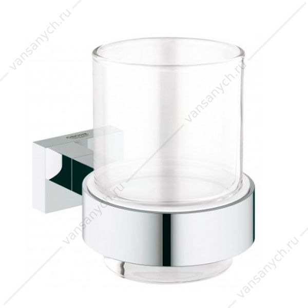4134244 Стакан с держателем GROHE Essentials Cube, 40755001 GROHE (Германия) купить в Тюмени (Ван Саныч™)