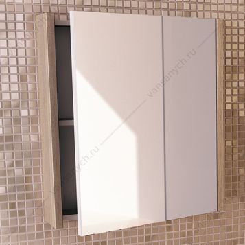 3121350 Зеркало-шкаф Тулуза-60 сосна лоредо Comforty (Россия) купить в Тюмени (Ван Саныч™)