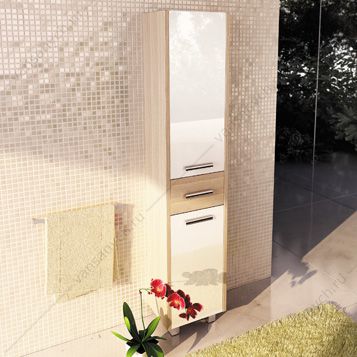 3121663 Шкаф-колонна Тулуза-40 сосна лоредо Comforty (Россия) купить в Тюмени (Ван Саныч™)