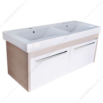 3126704 Тумба-умывальник Твикс-120П сосна лоредо Comforty (Россия) купить в Тюмени (Ван Саныч™)