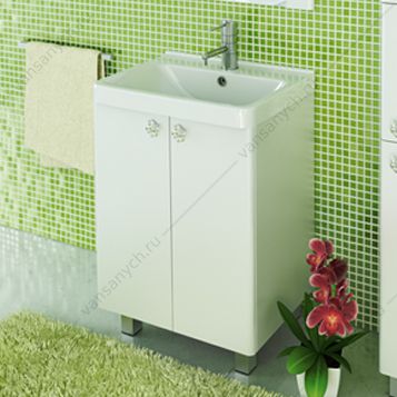 3127387 Тумба-умывальник Флоренция-60 Comforty (Россия) купить в Тюмени (Ван Саныч™)