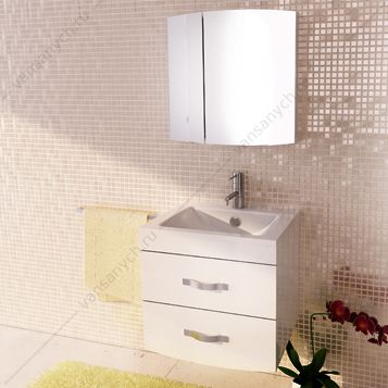 3129351 Тумба-умывальник Лаура-60-2 Comforty (Россия) купить в Тюмени (Ван Саныч™)