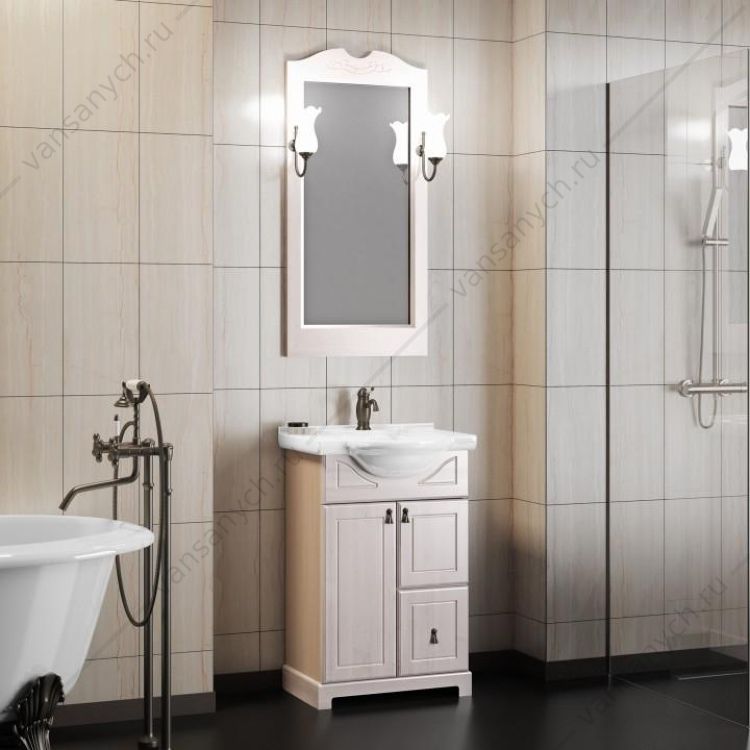 КЛИО 55 комплект мебели Белый (Weiss) Opadiris (Россия) купить в Тюмени (Ван Саныч™)