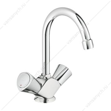 3119719 GROHE. Смеситель для раковины Costa S, высокий излив, сливной гарнитур, 21257001 GROHE (Германия) купить в Тюмени (Ван Саныч™)