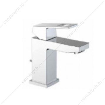 3119722 GROHE. Смеситель для раковины Eurocube, сливной гарнитур, 23127000 GROHE (Германия) купить в Тюмени (Ван Саныч™)