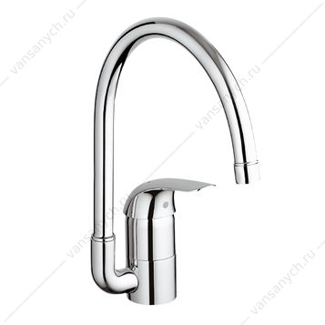 3119839 GROHE. Смеситель для мойки Euroeco, высокий излив, 32752000 GROHE (Германия) купить в Тюмени (Ван Саныч™)
