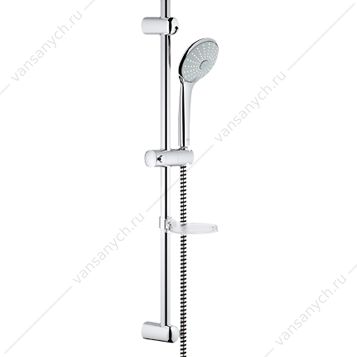 3120209 GROHE. Душевой гарнитур Euphoria Massage 600 мм, полуфиксированные крепления, 27231001 GROHE (Германия) купить в Тюмени (Ван Саныч™)