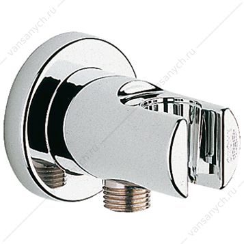3121964 GROHE. Подключение для душевого шланга Relexa, с держателем для душа, 28628000 GROHE (Германия) купить в Тюмени (Ван Саныч™)
