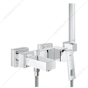 3125454 GROHE. Смеситель для ванны Eurocube, настенный монтаж, 23141000 GROHE (Германия) купить в Тюмени (Ван Саныч™)