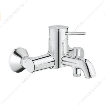 3127930 GROHE. Смеситель для ванны BauClassic, с переключателем, 32865000 GROHE (Германия) купить в Тюмени (Ван Саныч™)