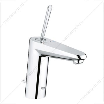 3129133 GROHE. Смеситель для раковины Eurodisc Joystick, со сливным гарнитуром, М-Size, 23427000 GROHE (Германия) купить в Тюмени (Ван Саныч™)