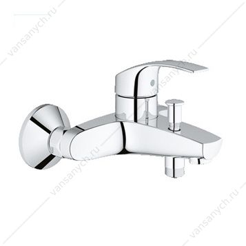 3130107 GROHE. Смеситель для ванны Eurosmart 2015, настенный монтаж, 33300002 GROHE (Германия) купить в Тюмени (Ван Саныч™)
