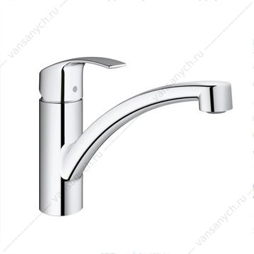 3130109 GROHE. Смеситель для мойки Eurosmart, низкий излив, 33281002 GROHE (Германия) купить в Тюмени (Ван Саныч™)