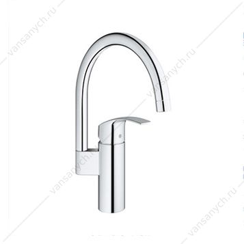 3130110 GROHE. Смеситель для мойки Eurosmart, высокий излив, 33202002 GROHE (Германия) купить в Тюмени (Ван Саныч™)
