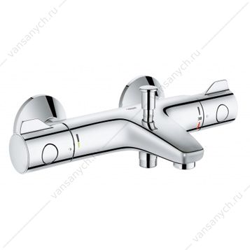 3130299 GROHE. Термостат для ванны Grohtherm 800, 1/2, настенный монтаж, 34567000 GROHE (Германия) купить в Тюмени (Ван Саныч™)