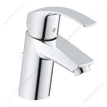 3130304 GROHE. Смеситель для раковины Eurosmart 2015, со сливным гарнитуром, S-size, 33265002 GROHE (Германия) купить в Тюмени (Ван Саныч™)