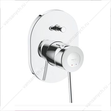 3130308 GROHE. Смеситель для ванны BauClassic, скрытый монтаж, включает встраиваемый механизм, 29047000 GROHE (Германия) купить в Тюмени (Ван Саныч™)