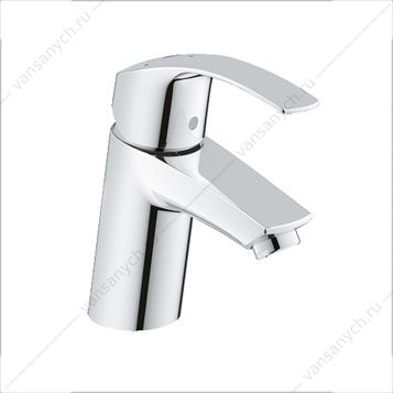 3132253 GROHE. Смеситель для раковины Eurosmart 2015, гладкий корпус, S-size, с энергосберегающ. картрид., 32154002 GROHE (Германия) купить в Тюмени (Ван Саныч™)
