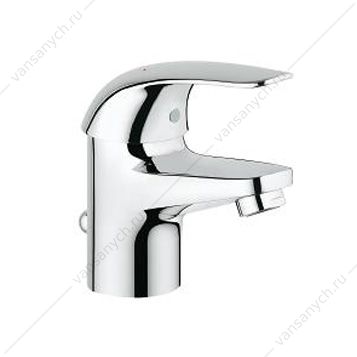 4134051 GROHE. Смеситель для раковины Euroeco, гибкая подводка, донный клапан, 23262000 GROHE (Германия) купить в Тюмени (Ван Саныч™)
