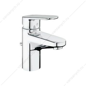 4134387 GROHE. Смеситель для раковины Europlus II, с выдвижным изливом, 33155002 GROHE (Германия) купить в Тюмени (Ван Саныч™)