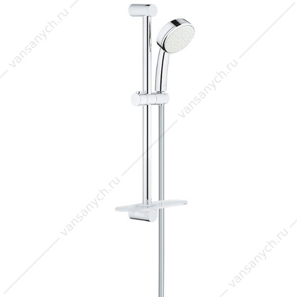 4142347 GROHE. Душевой гарнитур New Tempesta Cosmopolitan 100, душевая штанга 600 мм, 26083002 GROHE (Германия) купить в Тюмени (Ван Саныч™)