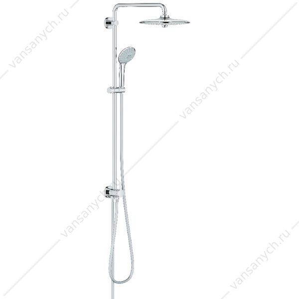 4143526 GROHE. Душевая система Euphoria с переключателем 260 мм EcoJoy, 27421002 GROHE (Германия) купить в Тюмени (Ван Саныч™)