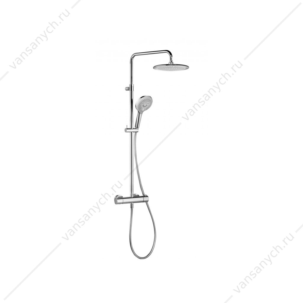 Душевая система с термостатом KLUDI FRESHLINE DUAL SHOWER SYSTEM 6709005-00 Kludi (Германия) купить в Тюмени (Ван Саныч™)