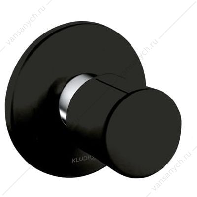 Вентиль для скрытого монтажа KLUDI BALANCE, верхн.часть, чёрный матовый/хром, 528158775 Kludi (Германия) купить в Тюмени (Ван Саныч™)