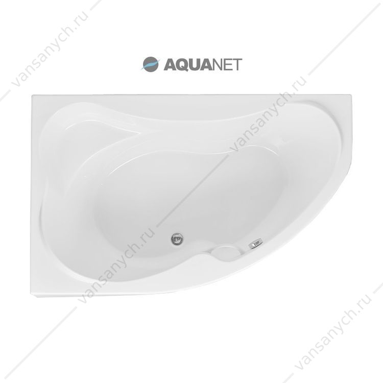 205476 Ванна 160х100 акриловая Aquanet CAPRI левая Aquanet (Россия) купить в Тюмени (Ван Саныч™)
