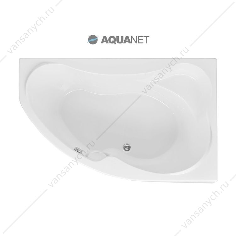 205386 Ванна 160х100 акриловая Aquanet CAPRI правая Aquanet (Россия) купить в Тюмени (Ван Саныч™)