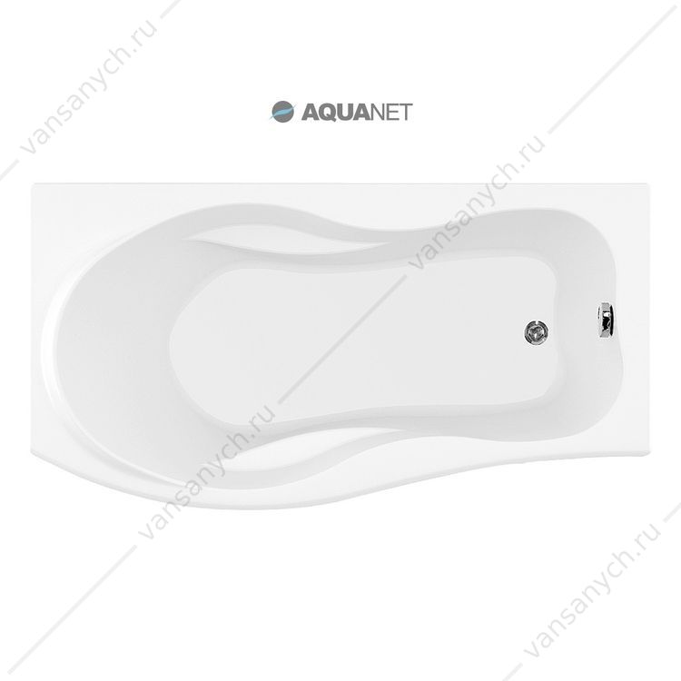 205286 Ванна 170х90 акриловая Aquanet BORNEO Левая асимметричная Aquanet (Россия) купить в Тюмени (Ван Саныч™)