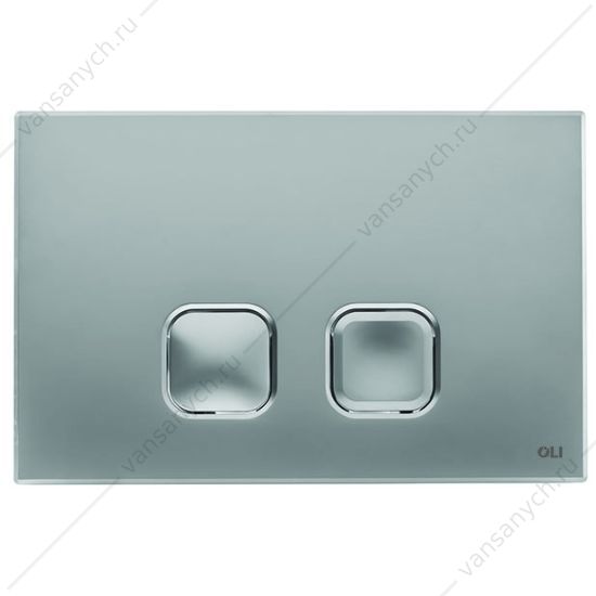 Панель механ. двойная PLAIN, пластик, хром матовый, OLI 070828 Oli (Португалия) купить в Тюмени (Ван Саныч™)