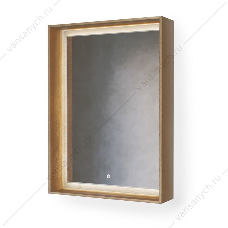 Зеркало RAVAL Frame 60 Дуб трюфель с подсветкой (сенсор) RAVAL (Россия) купить в Тюмени (Ван Саныч™)