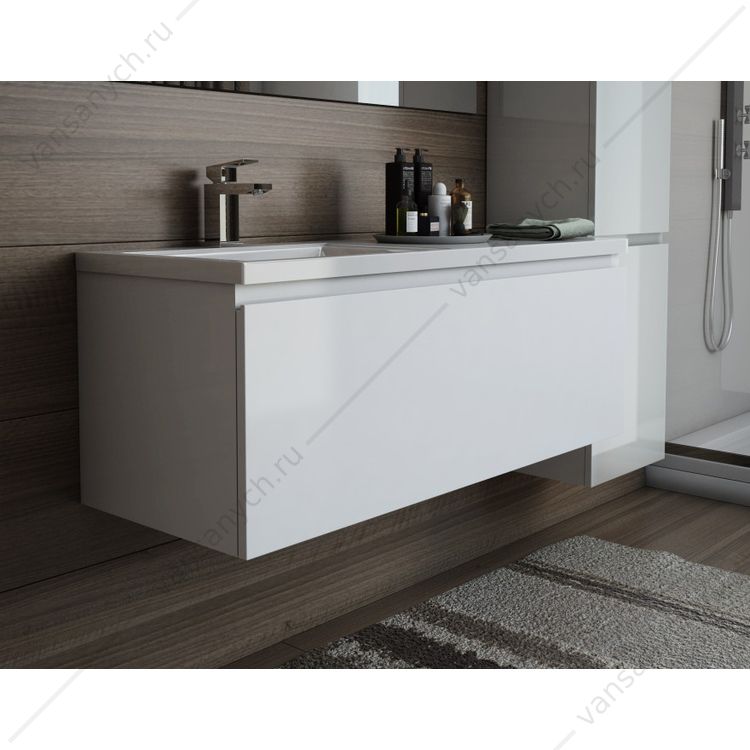 Комплект мебели Dallas Luxe 1400х482 подвесной 1 ящик (левая или правая) Эстет (Россия) купить в Тюмени (Ван Саныч™)