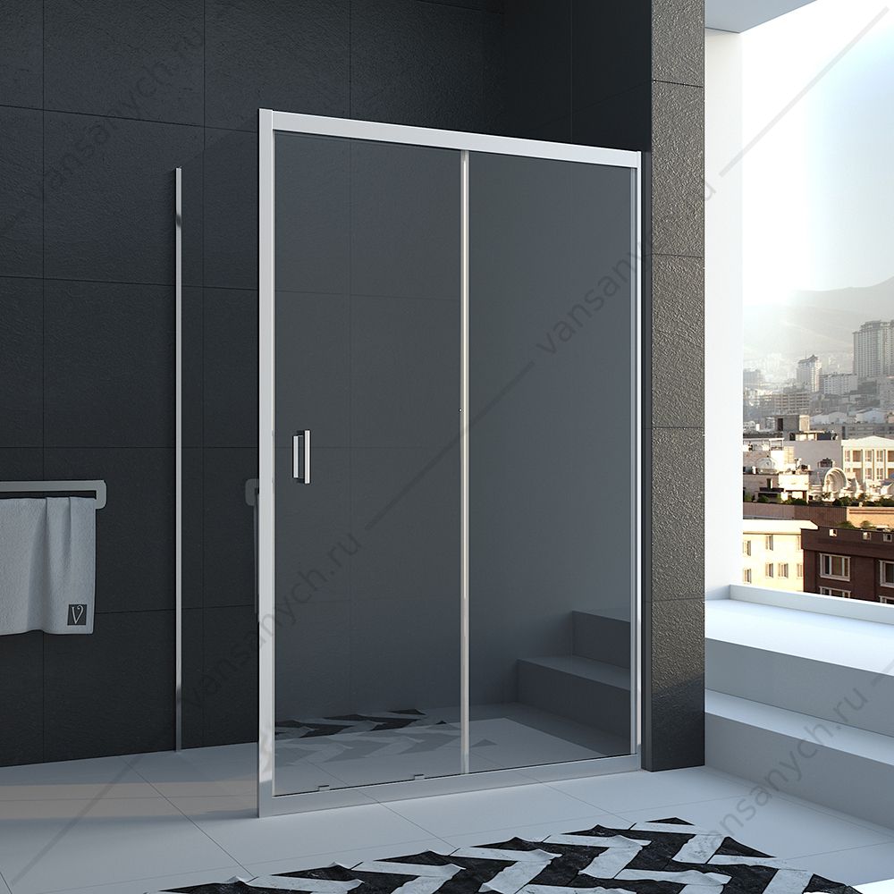 Душевая перегородка Veconi Korato  KR-71, 100*185, KR71-100-01-19C1 Veconi (Италия) купить в Тюмени (Ван Саныч™)