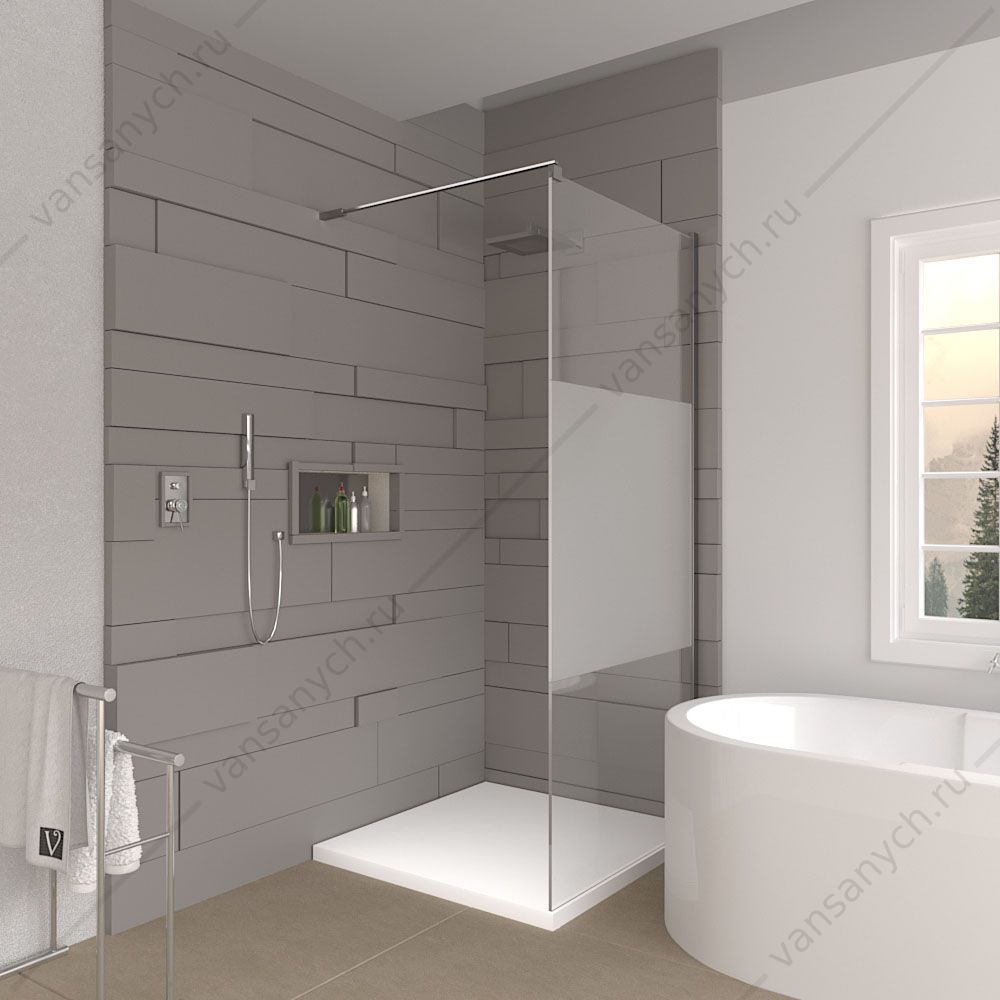 Душевая перегородка Veconi Korato  KR-72 Frost Line, 120*195, KR72-120-04-19C1 Veconi (Италия) купить в Тюмени (Ван Саныч™)