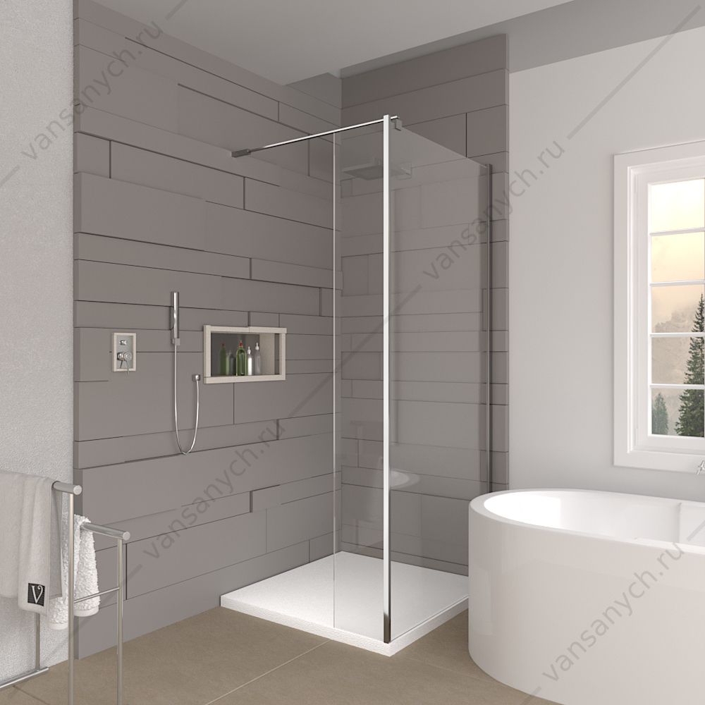 Душевая перегородка Veconi Korato  KR-73, (30+90)*195, KR73-90-01-19C1 Veconi (Италия) купить в Тюмени (Ван Саныч™)