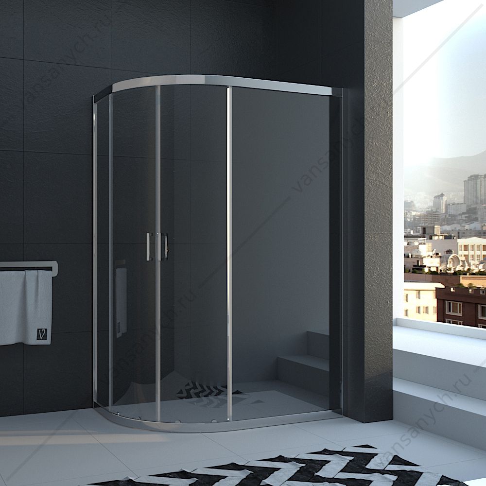 Душевой угол Veconi Rovigo RV-03, 120*80*185, RV03-12080A-01-19C1 Veconi (Италия) купить в Тюмени (Ван Саныч™)
